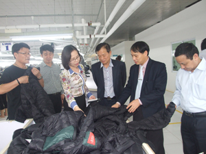 Đồng Phó Chủ tịch UBND tỉnh thăm công ty GGS Việt Nam.

